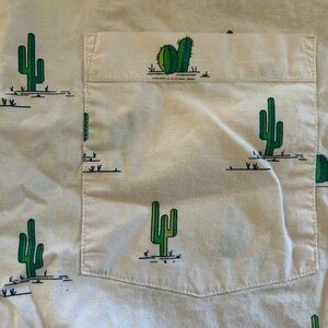 Goodfellow & Co Pink Cactus Print Shirt